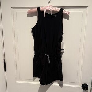 Athleta Kids Black Sleeveless Romper